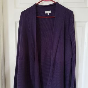 Purple Cardigan